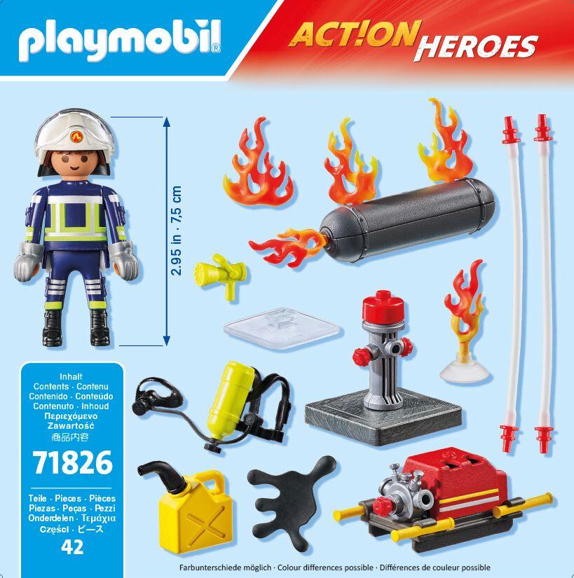 Produktbild PLAYMOBIL 71826 ACTION HEROES Löschung eines Gastanks 2 von 4