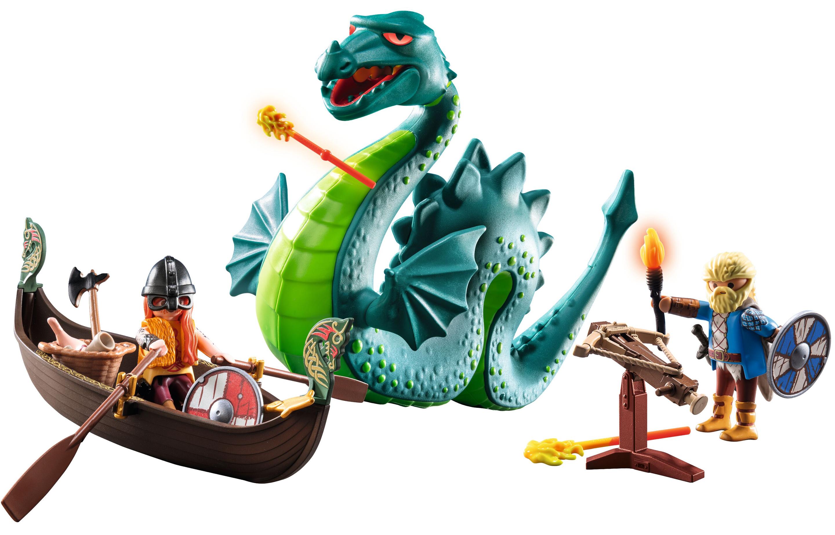 Produktbild PLAYMOBIL 71830 - History - Wikinger mit Seeungeheuer 6 von 6