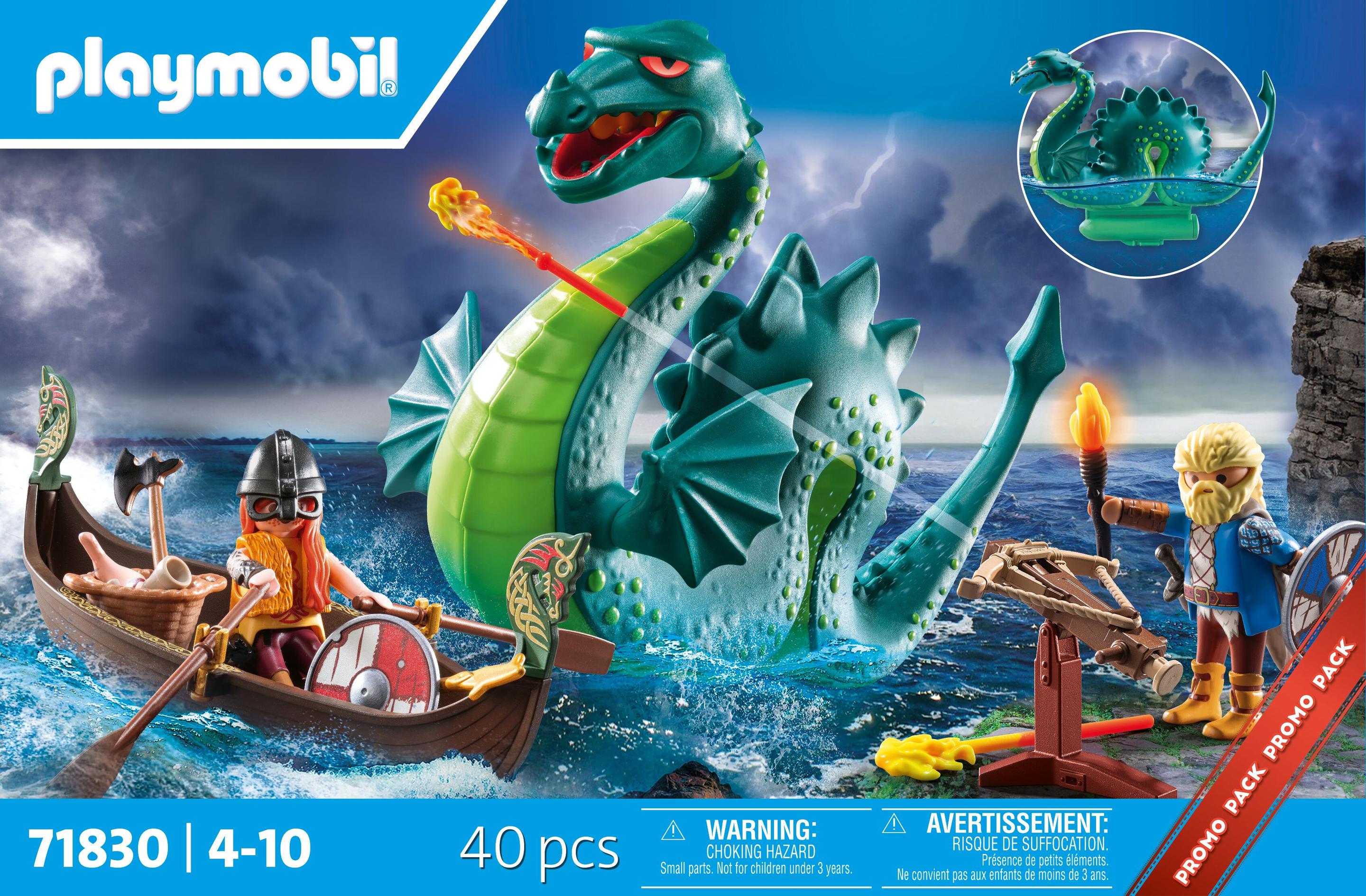 Produktbild PLAYMOBIL 71830 - History - Wikinger mit Seeungeheuer 5 von 6