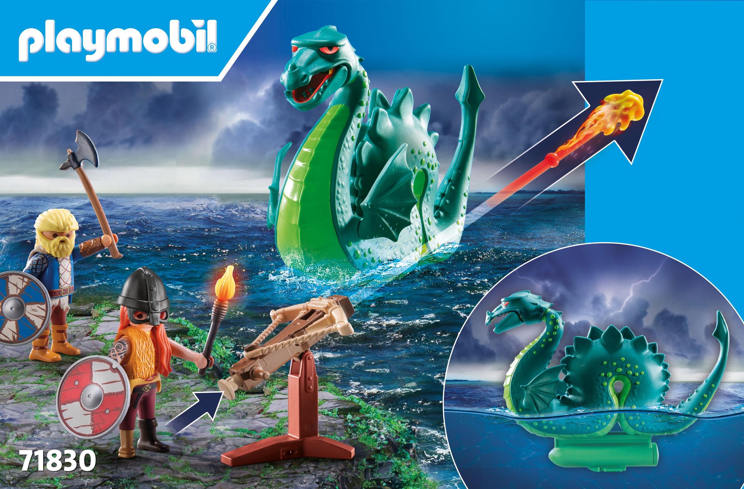 Produktbild PLAYMOBIL 71830 - History - Wikinger mit Seeungeheuer 2 von 6