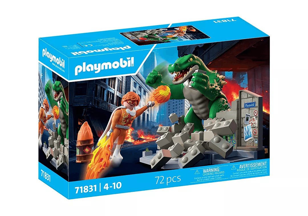 PLAYMOBIL 71831 - Heroes -  Helden-Showdown mit der Riesenechse