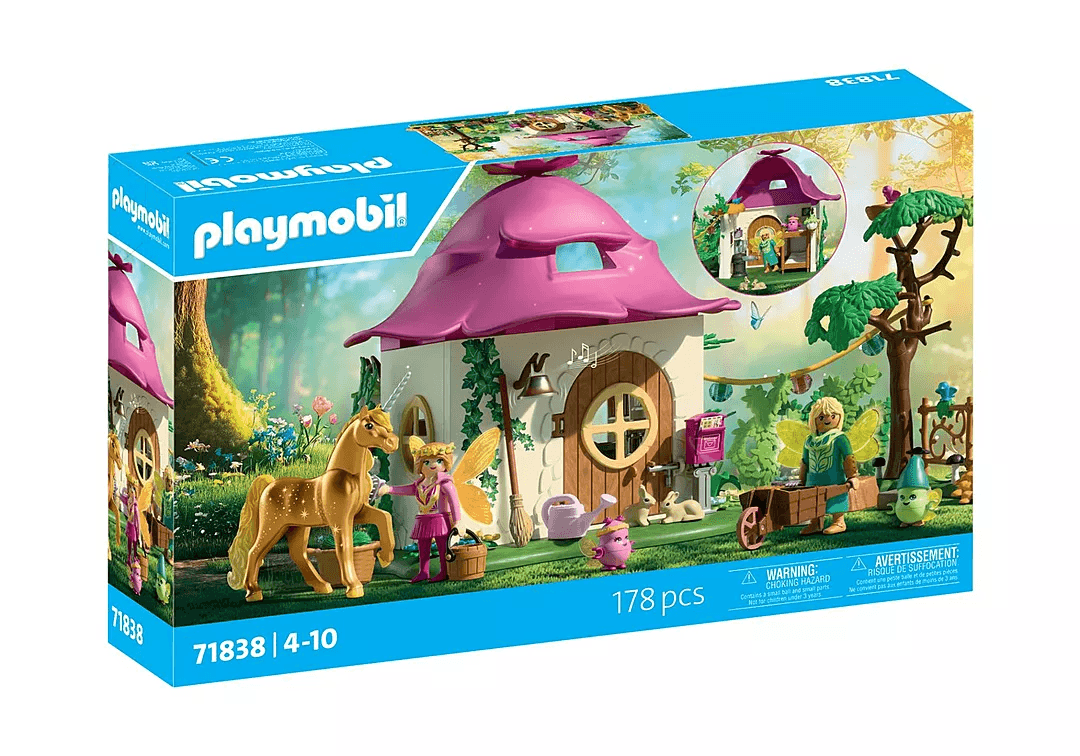 PLAYMOBIL 71838 - Magic Unicorns - Gemütliches Feenzuhause mit Goldeinhorn und Stall