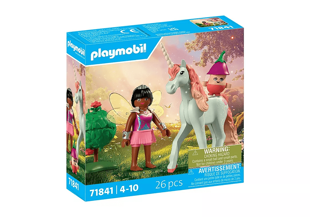 PLAYMOBIL 71841 - Magic Unicorns - Sammeleinhorn Himmelsrose mit Fee 