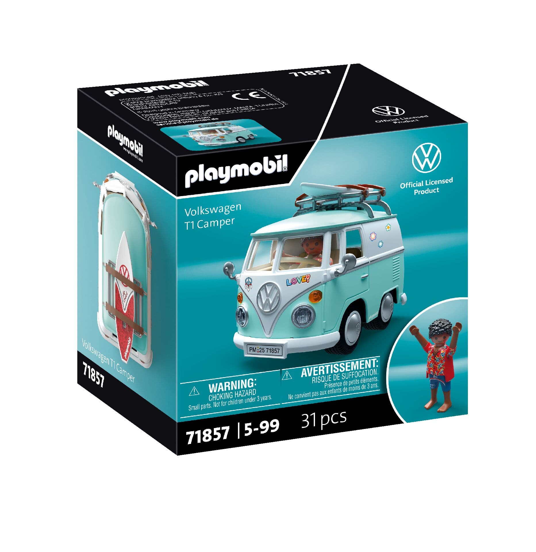PLAYMOBIL 71857 - Cars - PLAYMOBIL X Volkswagen T1 Camper
