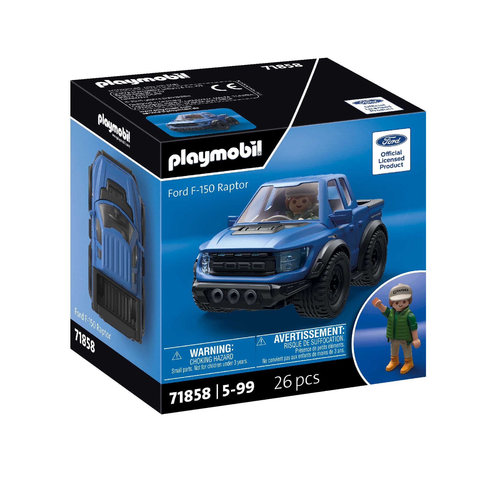 PLAYMOBIL 71858 - Cars - PLAYMOBIL X Ford F-150 Raptor