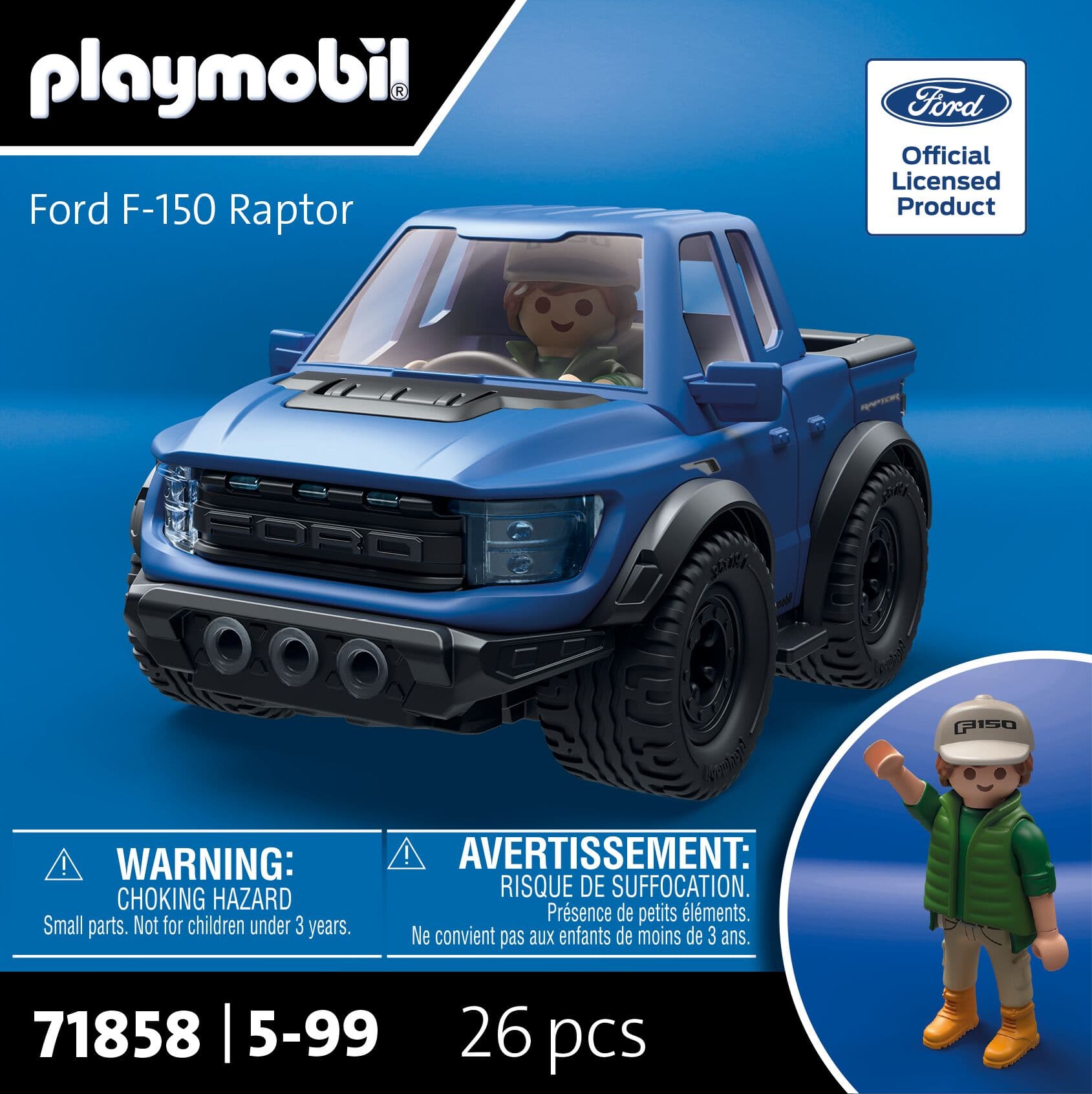 Produktbild PLAYMOBIL 71858 - Cars - PLAYMOBIL X Ford F-150 Raptor 4 von 4