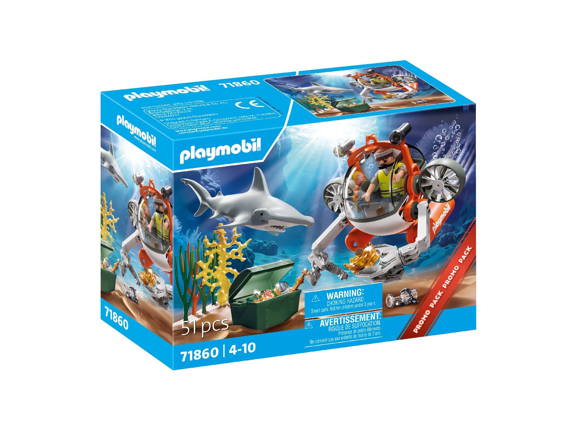 PLAYMOBIL 71860 ACTION HEROES Schatzsuche mit U-Boot