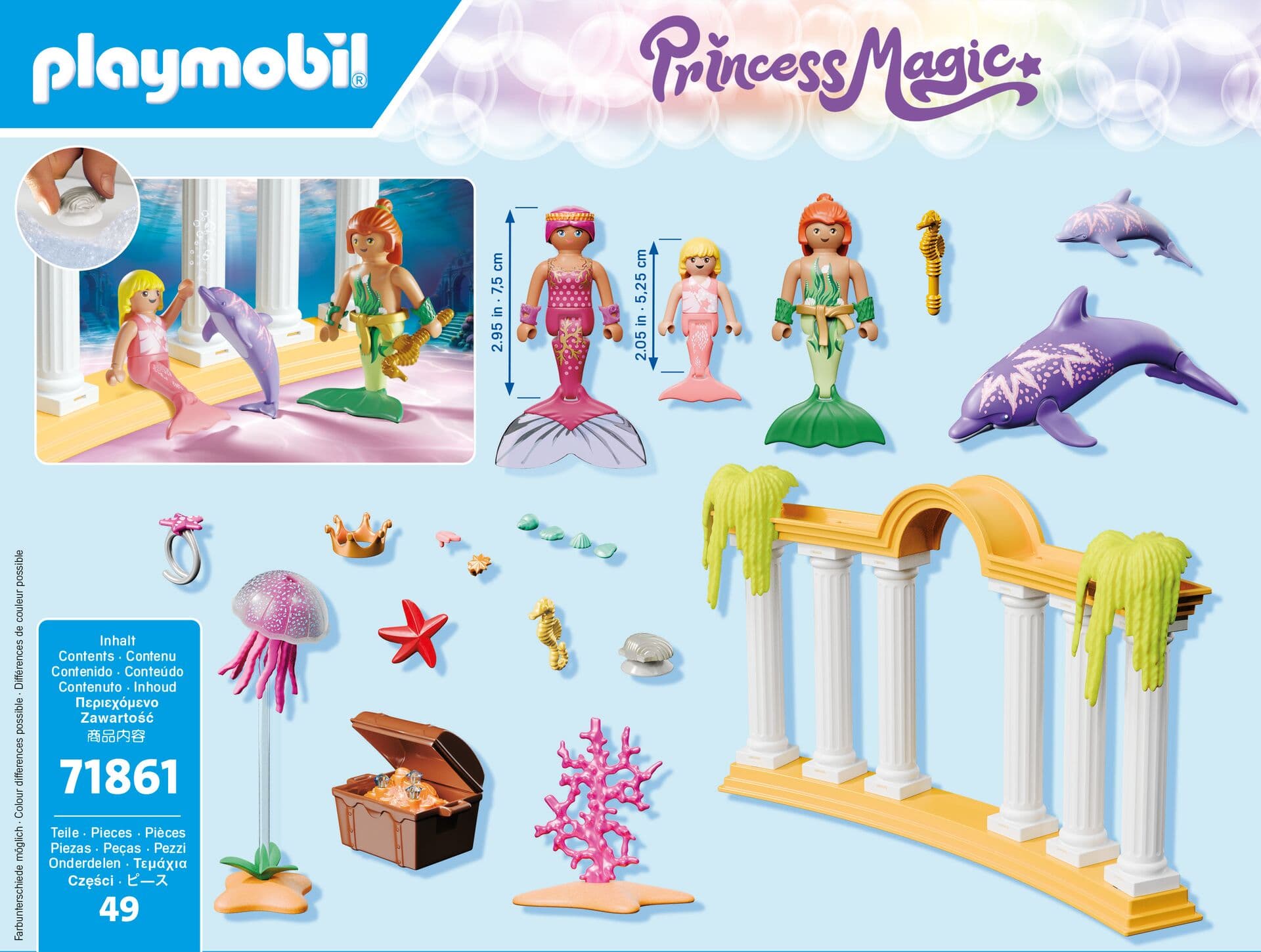 Produktbild PLAYMOBIL 71861 - Princess Magic - Schatzsuche mit U-Boot 2 von 4