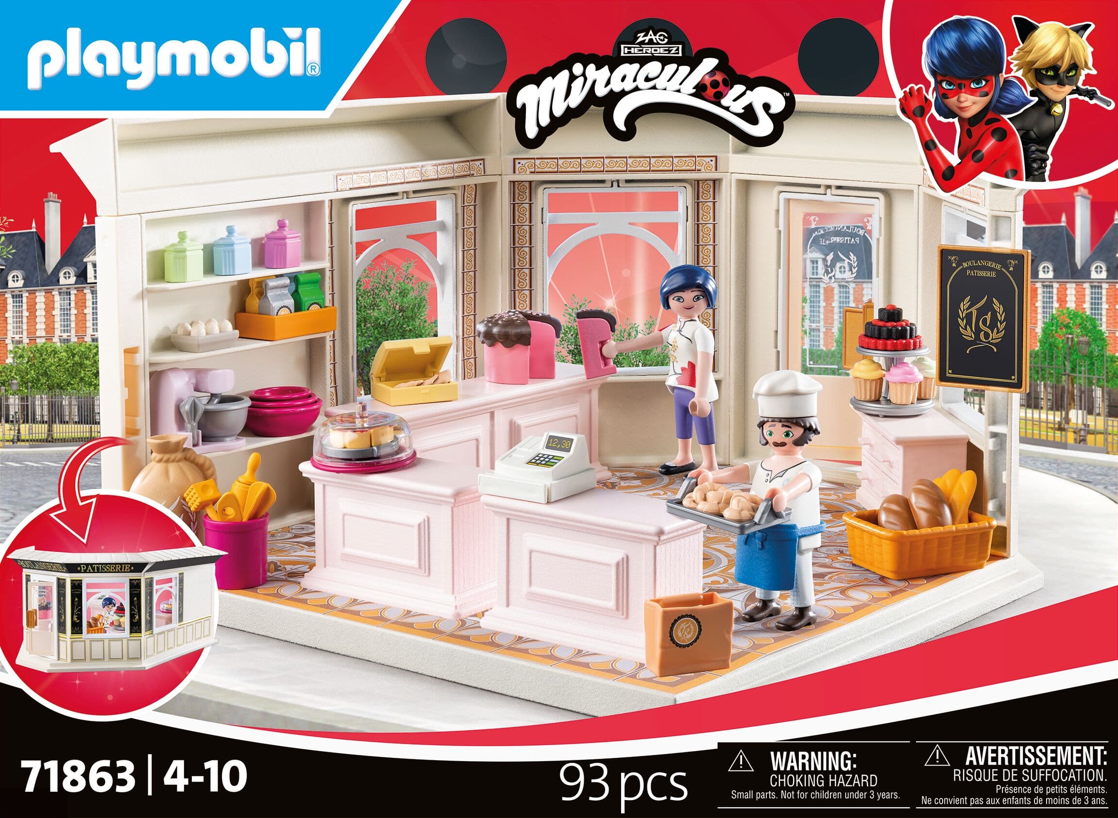 Produktbild PLAYMOBIL 71863 Miraculous: Französische Bäckerei 4 von 5