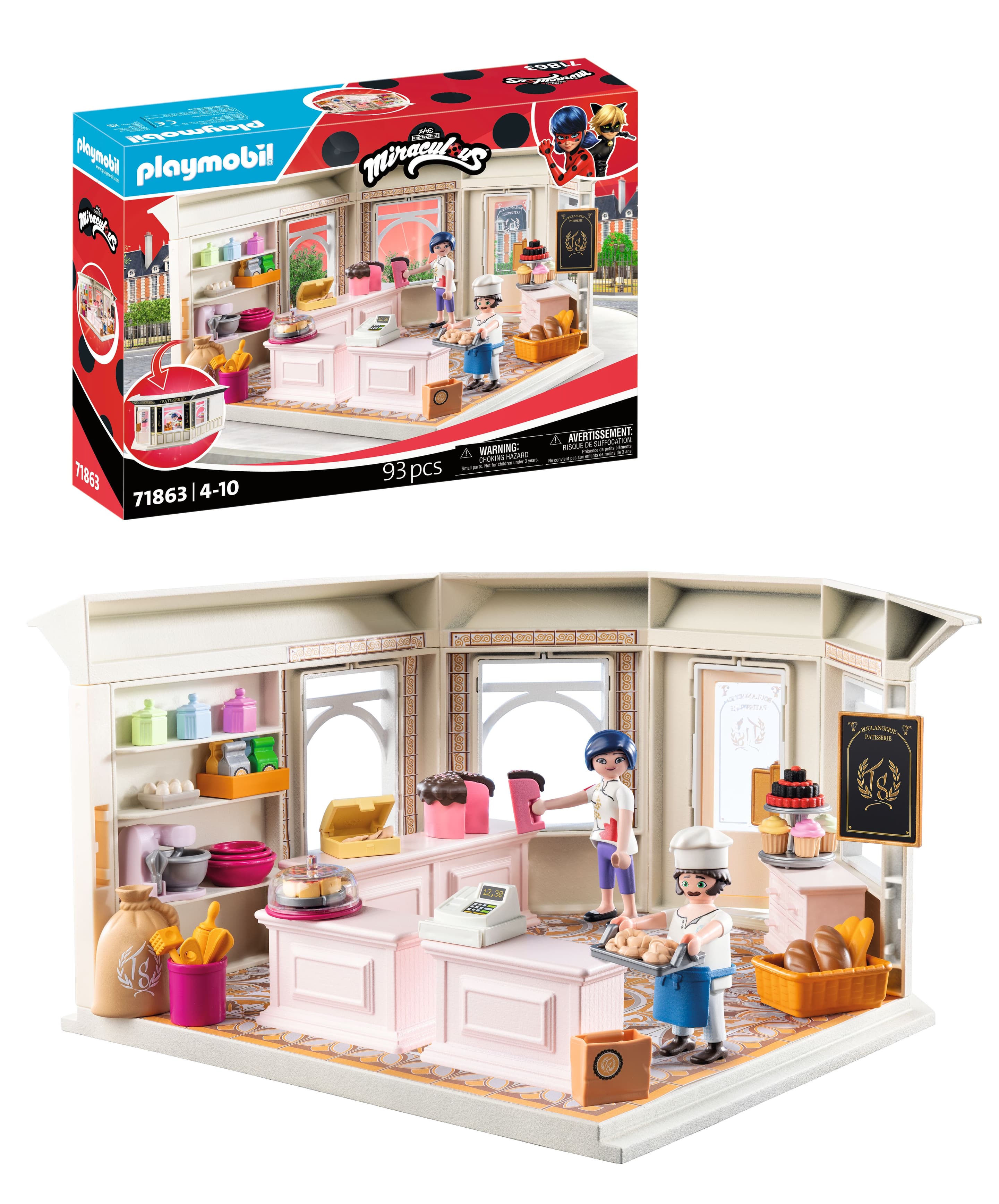 Produktbild PLAYMOBIL 71863 Miraculous: Französische Bäckerei 3 von 5