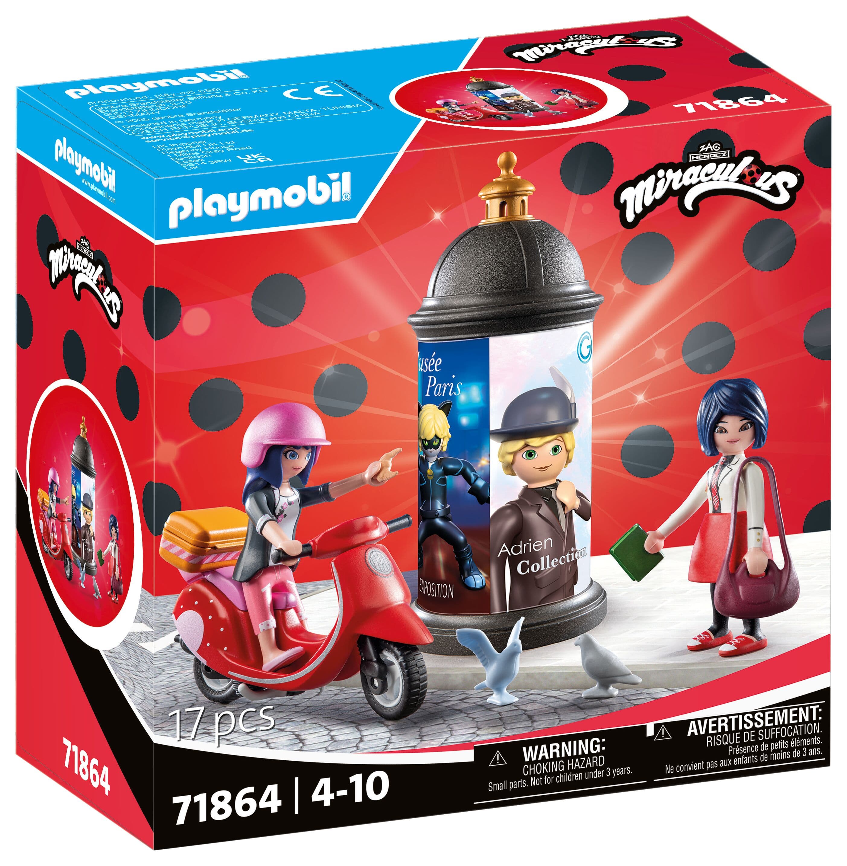 PLAYMOBIL 71864 Miraculous: Rollerfahrt durch Paris