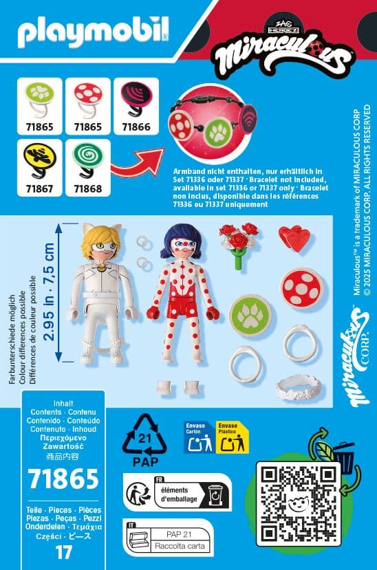 Produktbild PLAYMOBIL 71865 Miraculous: Ladybugs & Cat Noirs Hochzeitstraum 2 von 5