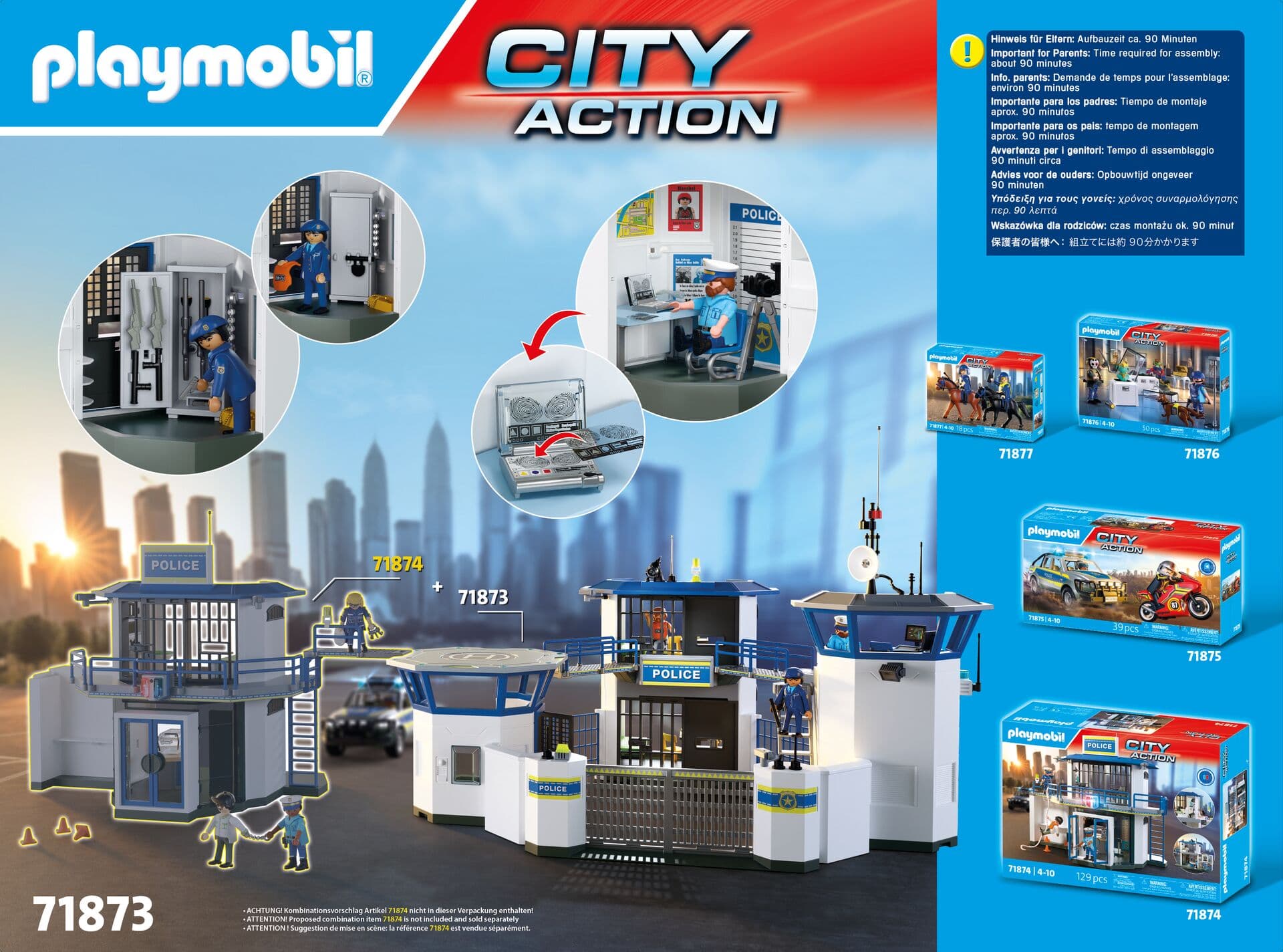 Produktbild PLAYMOBIL 71873 - City Action - Polizei-Kommandozentrale 3 von 4