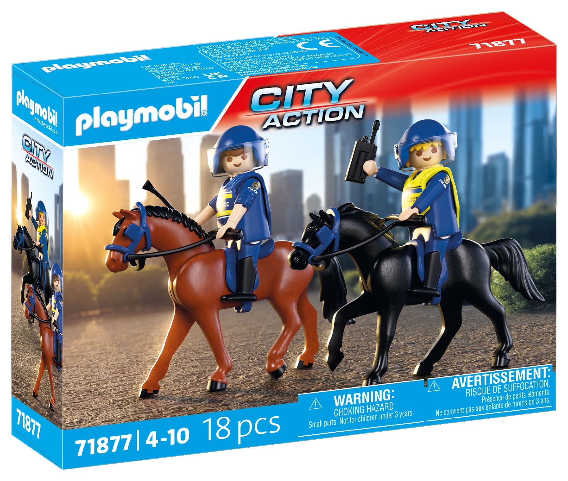 PLAYMOBIL 71877 - City Action - Polizeireiterstaffel4
