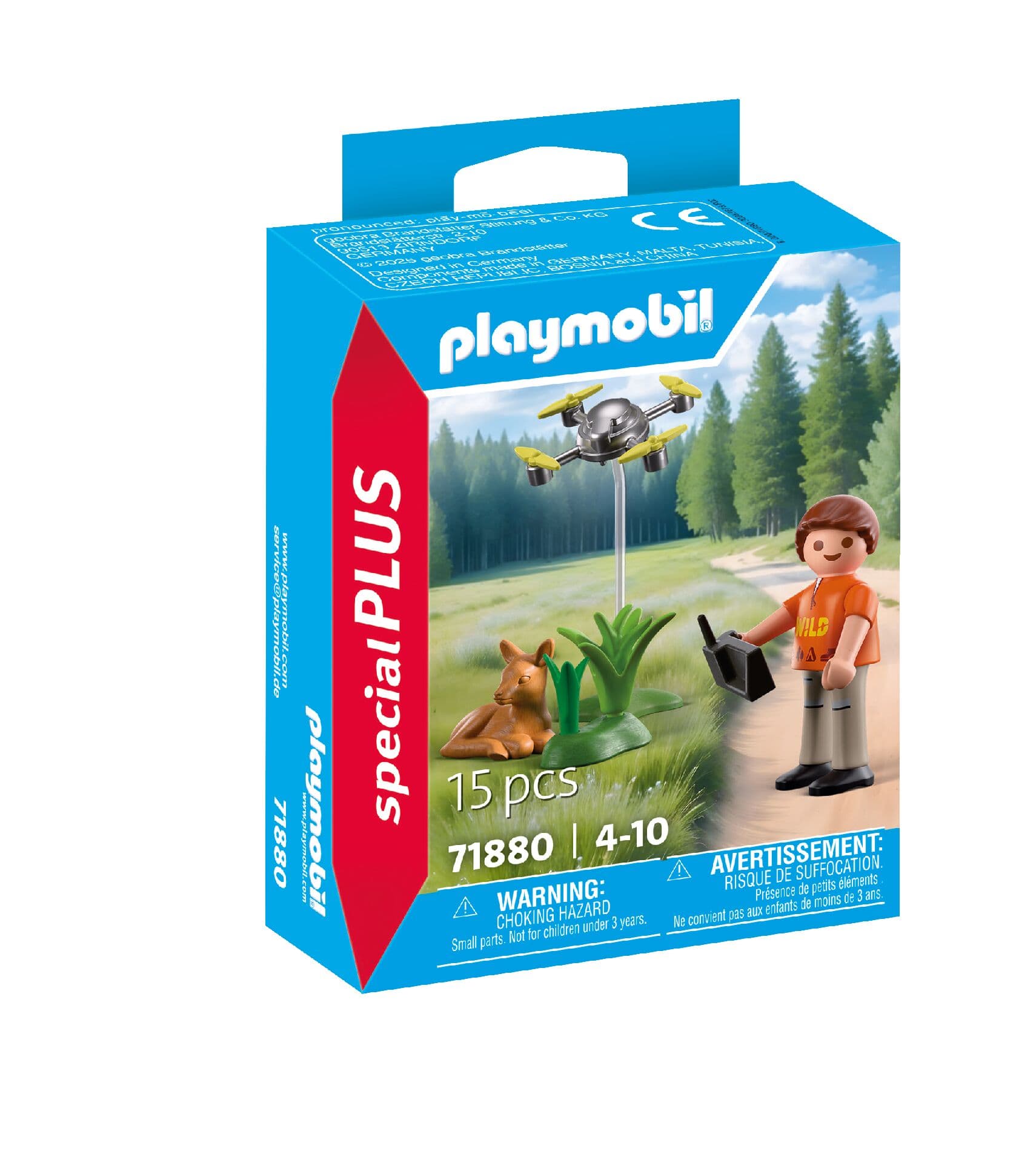 PLAYMOBIL 71880 - Special Plus - Rehkitz-Rettung mit Drohne