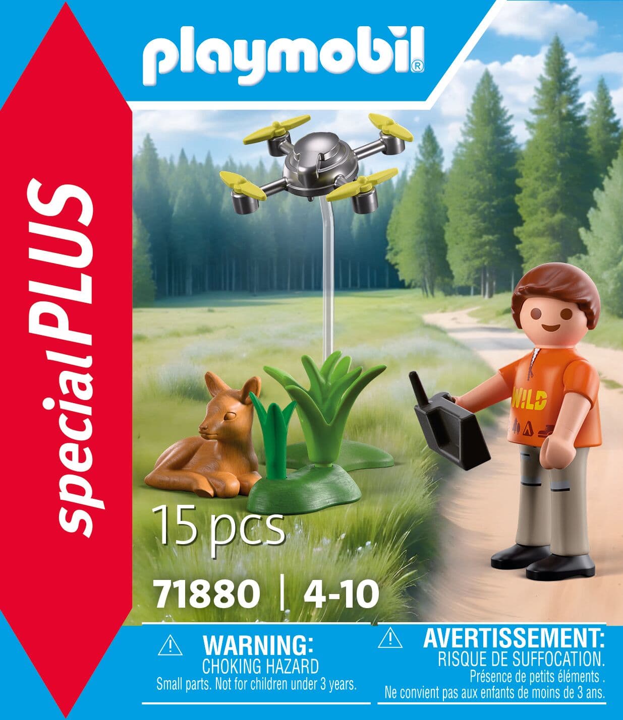 Produktbild PLAYMOBIL 71880 - Special Plus - Rehkitz-Rettung mit Drohne 5 von 5