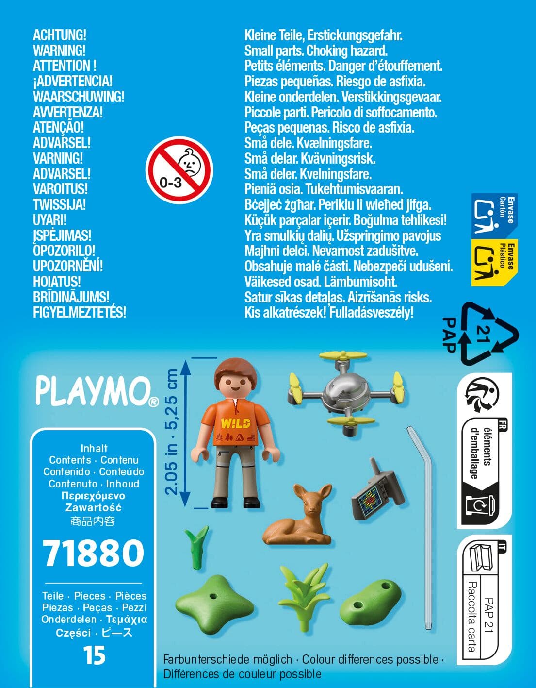 Produktbild PLAYMOBIL 71880 - Special Plus - Rehkitz-Rettung mit Drohne 2 von 5