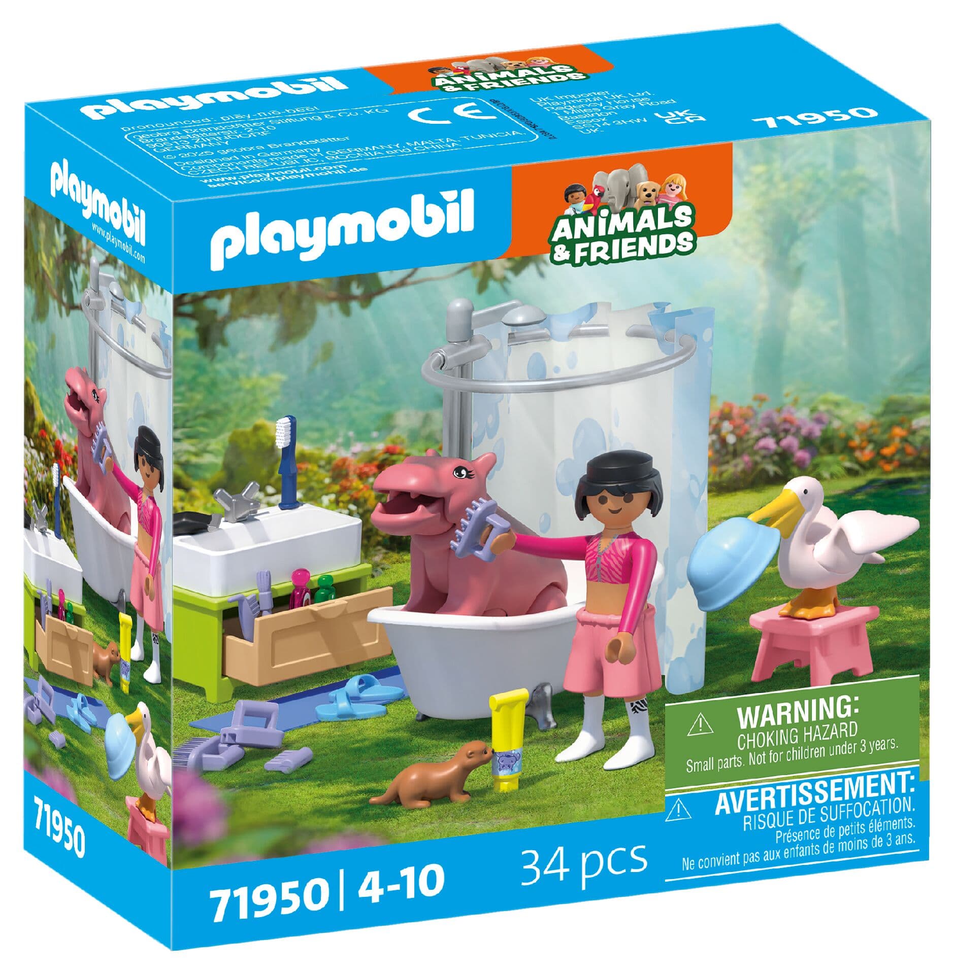 PLAYMOBIL 71950 - Animals and Friends - Tierischer Badespaß