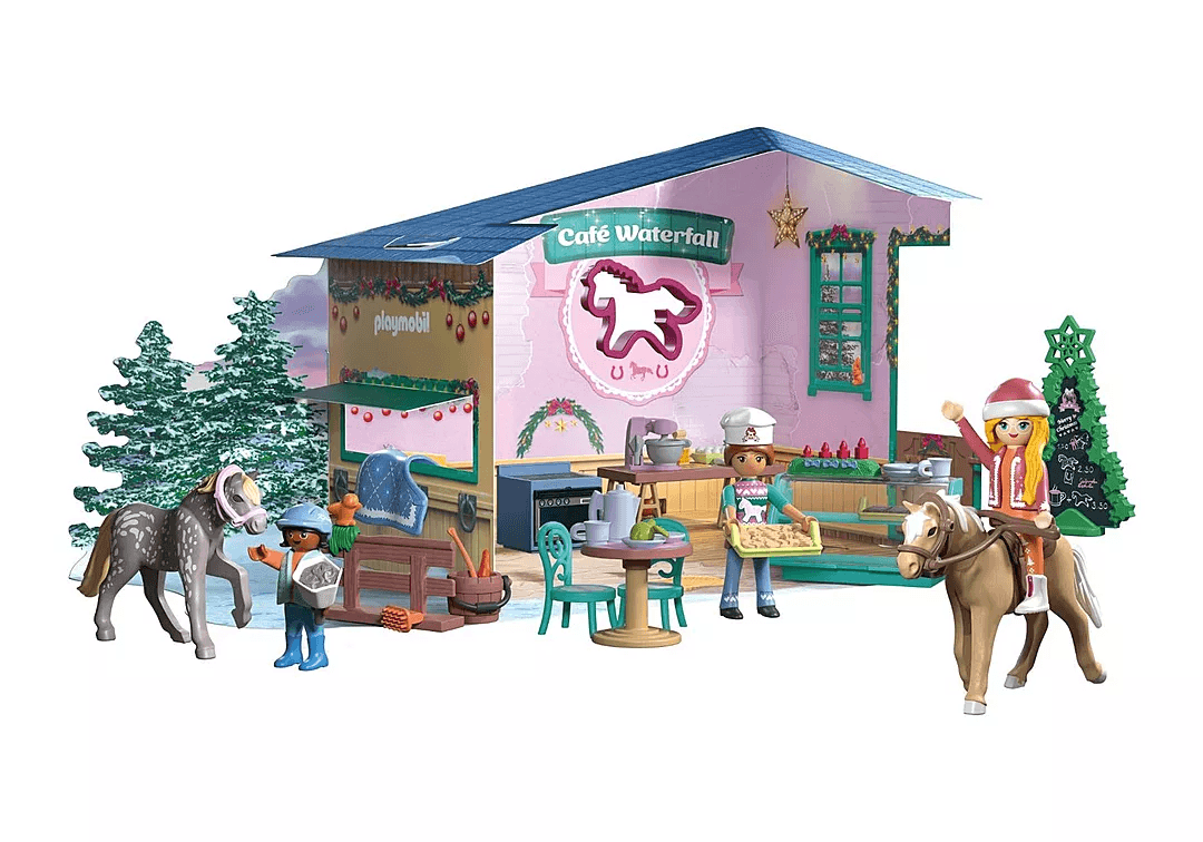 Produktbild PLAYMOBIL 71952 - Horses of Waterfall -  Adventskalender: Weihnachtsbacken im Reitercafé 4 von 4