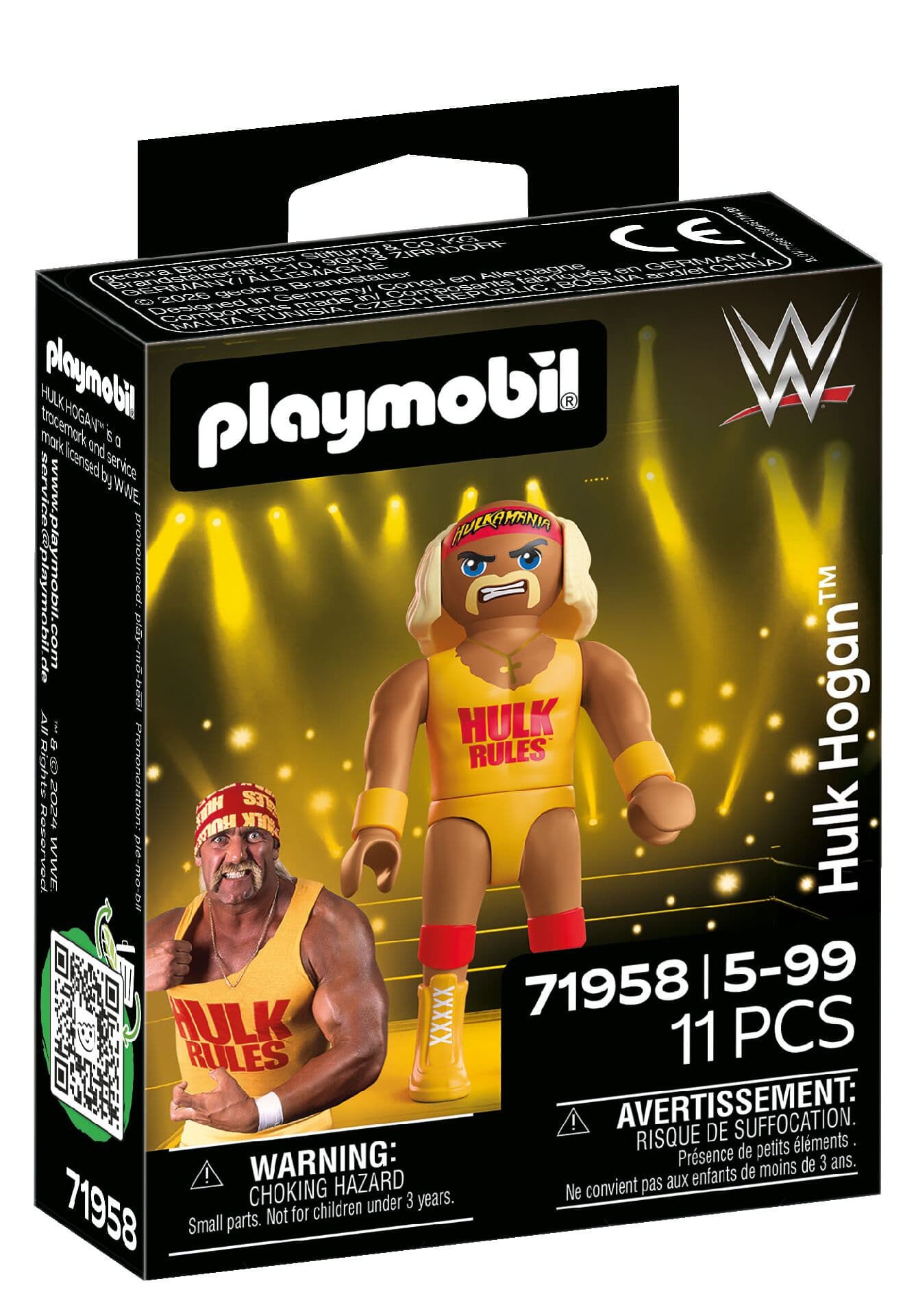 PLAYMOBIL 71958 WWE Hulk Hogan