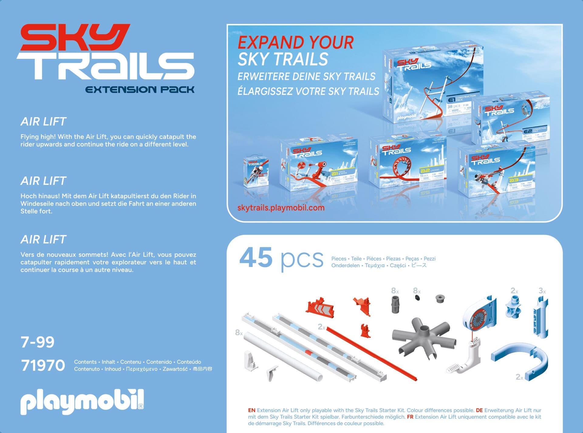Produktbild PLAYMOBIL 71970 Sky Trails: Air Lift 2 von 4