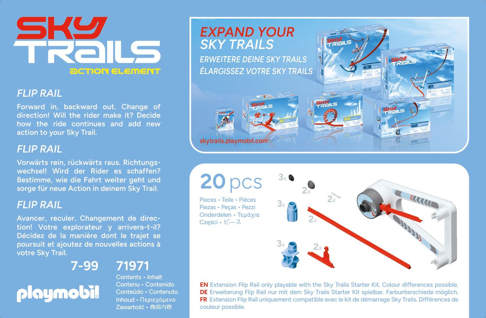 Produktbild PLAYMOBIL 71971 Sky Trails: Flip Rail 2 von 4