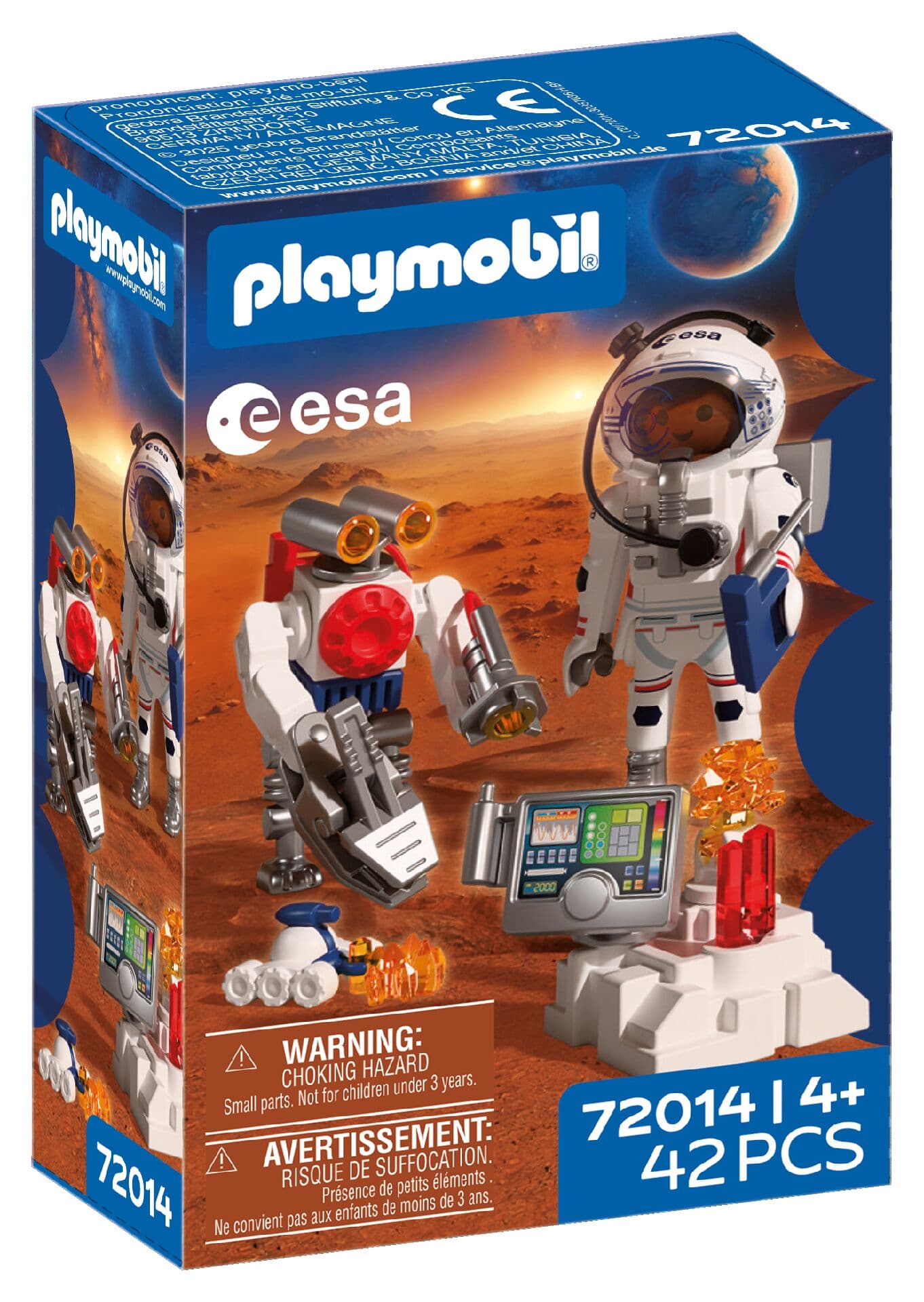 PLAYMOBIL 72014 - City Action - ESA: Astronaut mit Roboter