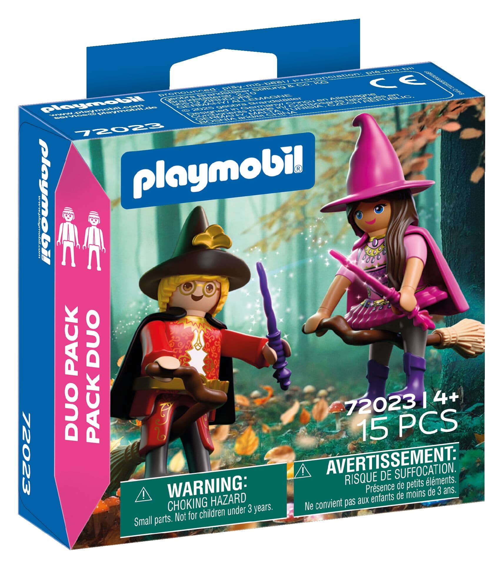 PLAYMOBIL 72023 - Fantasy & Magic - DuoPack Hexe und Zauberer