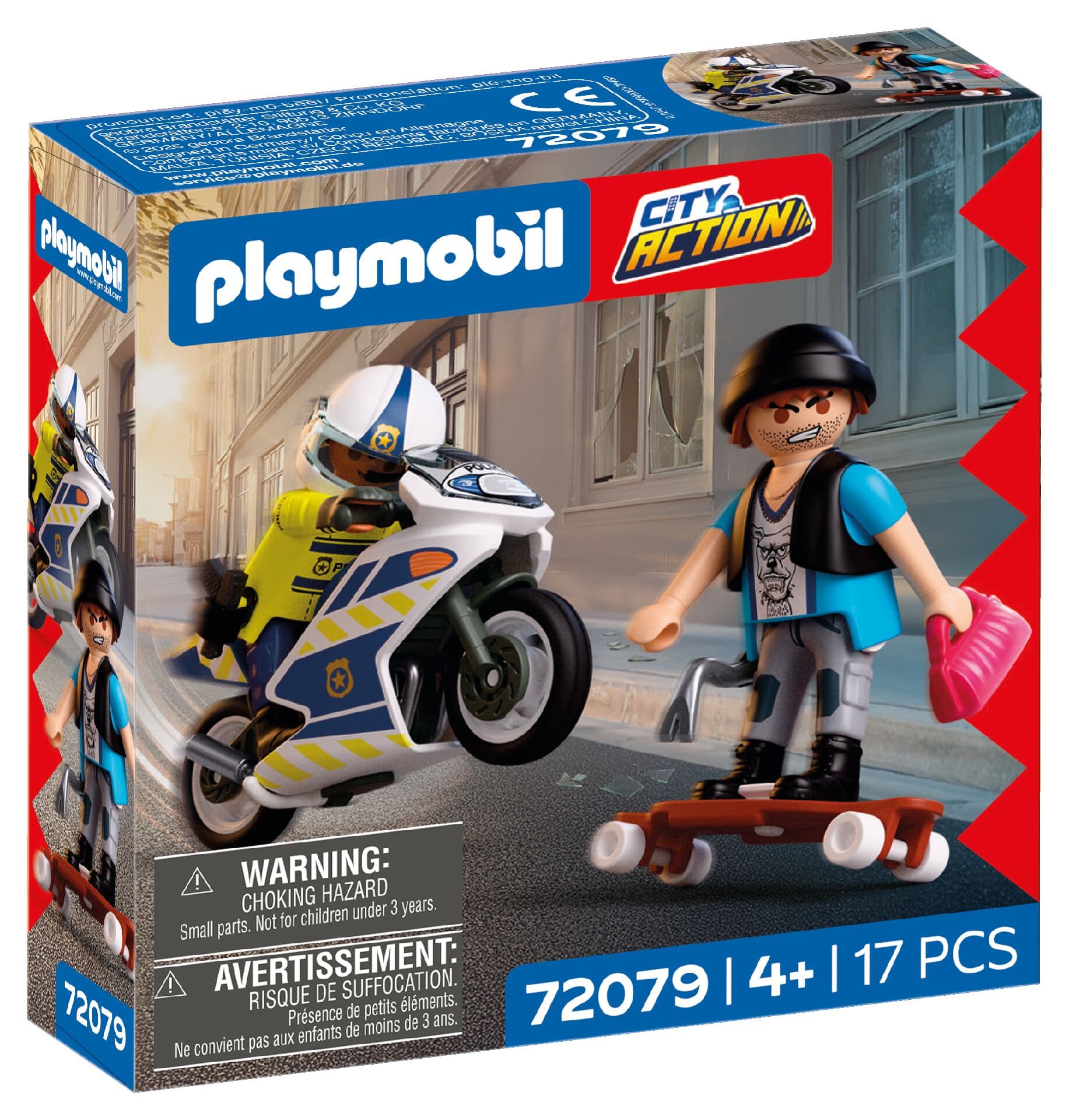 PLAYMOBIL 72079 - City Action - Verfolgungsjagd mit Motorrad