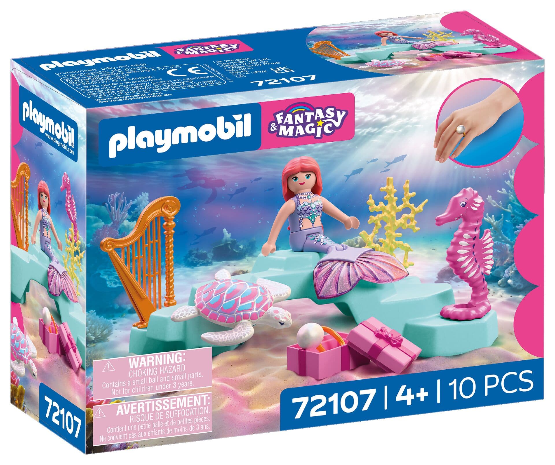 PLAYMOBIL 72107 - Fantasy & Magic - Meerjungfrau mit Geschenk