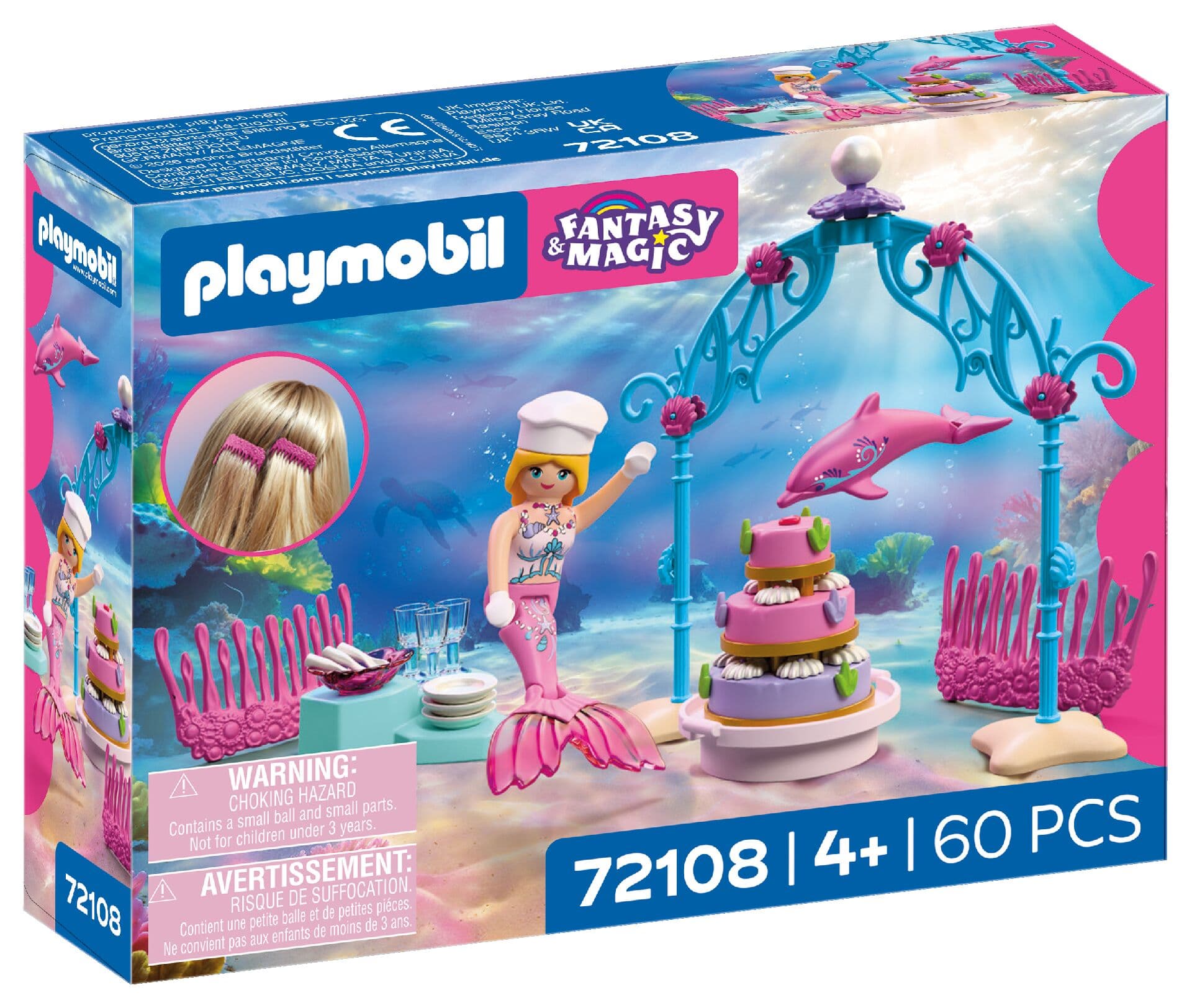 PLAYMOBIL 72108 - Fantasy & Magic - Unterwasserhochzeits-Buffet
