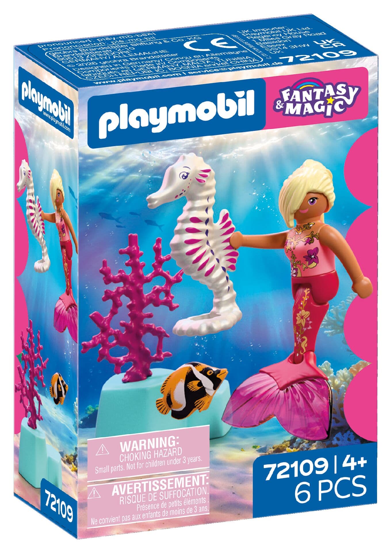 PLAYMOBIL 72109 - Fantasy & Magic - Meerjungfrau mit Seepferdchen