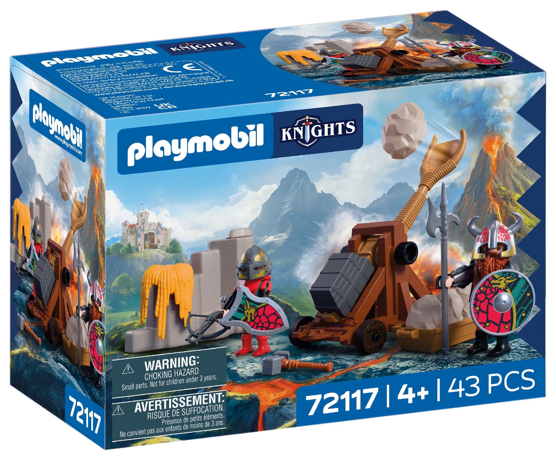 PLAYMOBIL 72117 - Knights - Steinkatapult Drachenritter