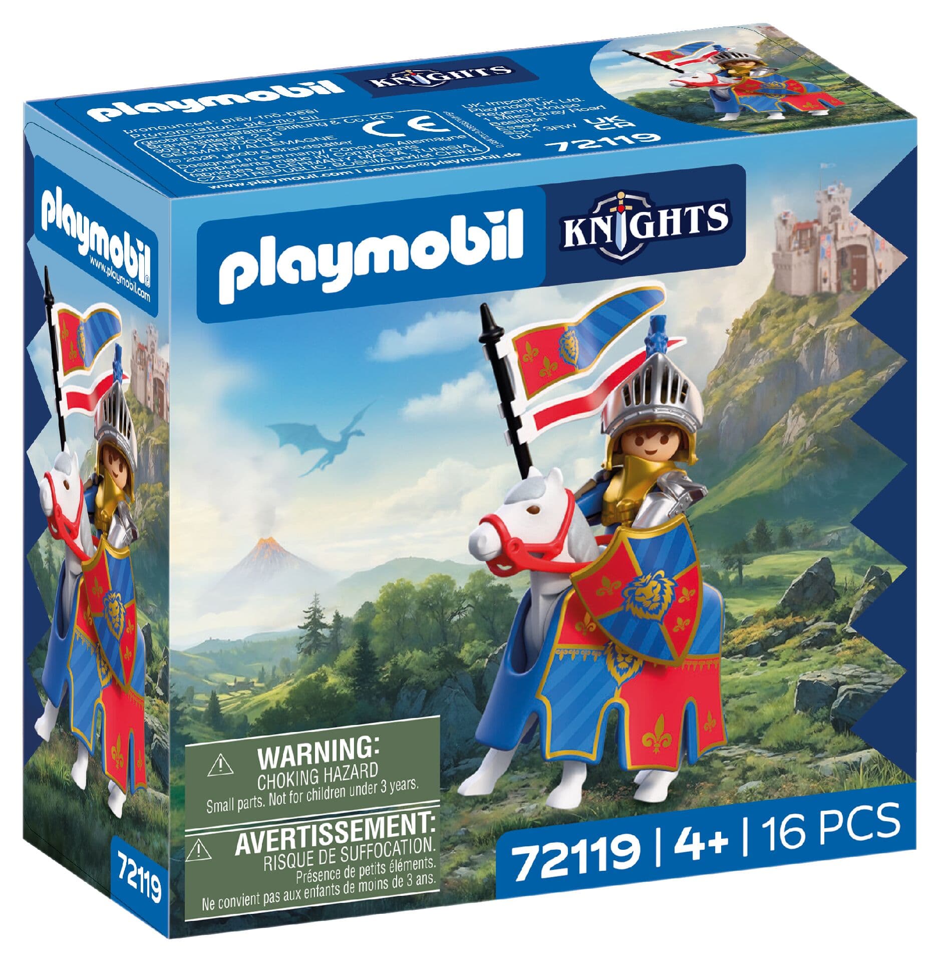 PLAYMOBIL 72119 - Knights - Anführer Löwenritter 