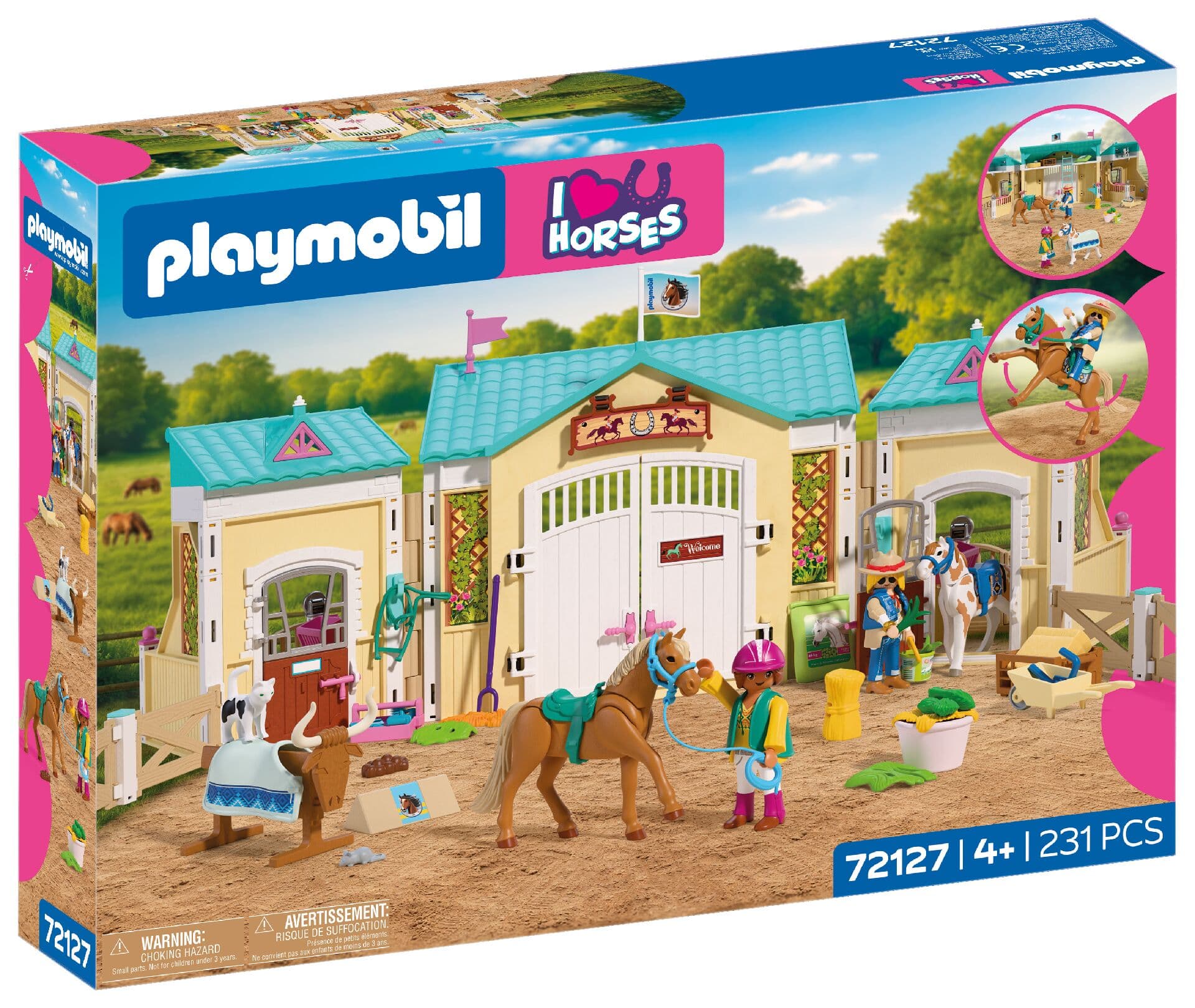 PLAYMOBIL 72127 I Love Horses Großer Reiterhof