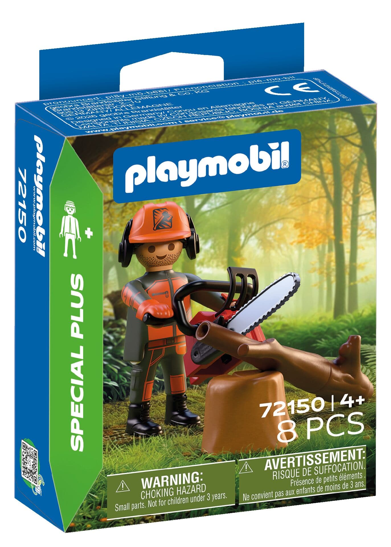 PLAYMOBIL 72150 - Life - Waldarbeiter mit Kettensäge