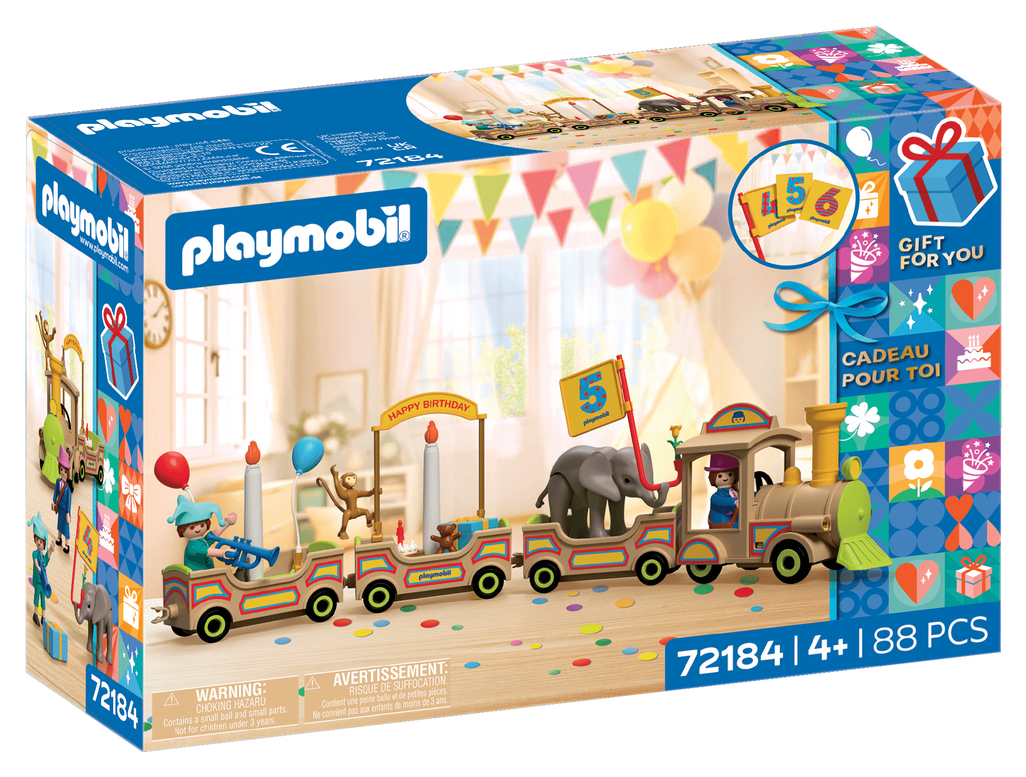 PLAYMOBIL 72184 - Life - Geburtstagszug