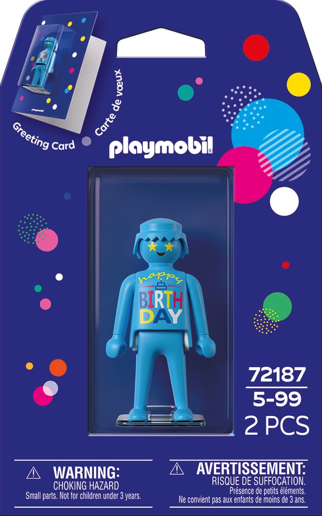PLAYMOBIL 72187 - Life - Grußkarte: Geburtstag