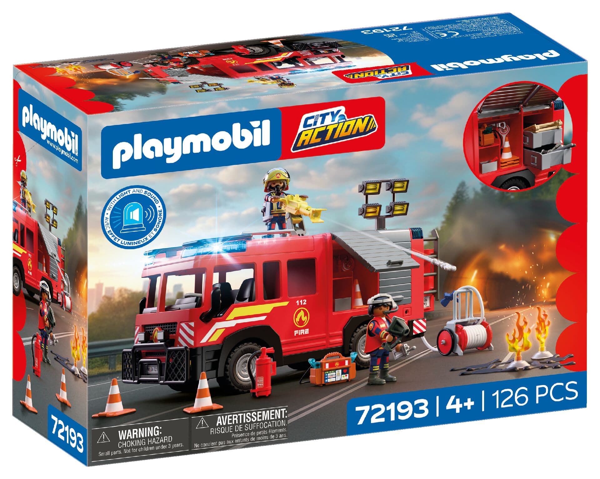 PLAYMOBIL 72193 - City Action - Feuerwehr-Rüstfahrzeug