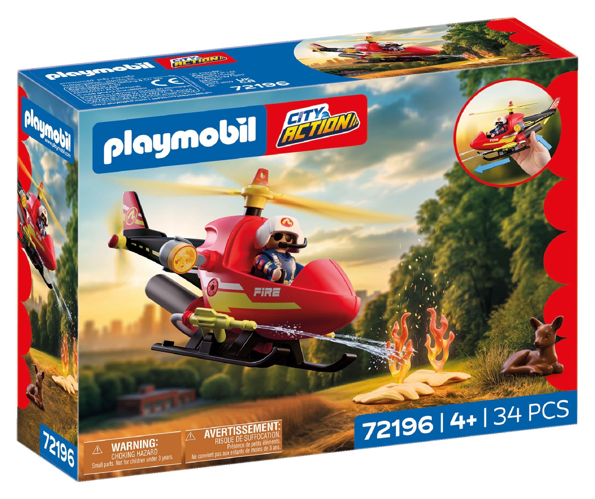 PLAYMOBIL 72196 - City Action - Feuerwehr-Helikopter
