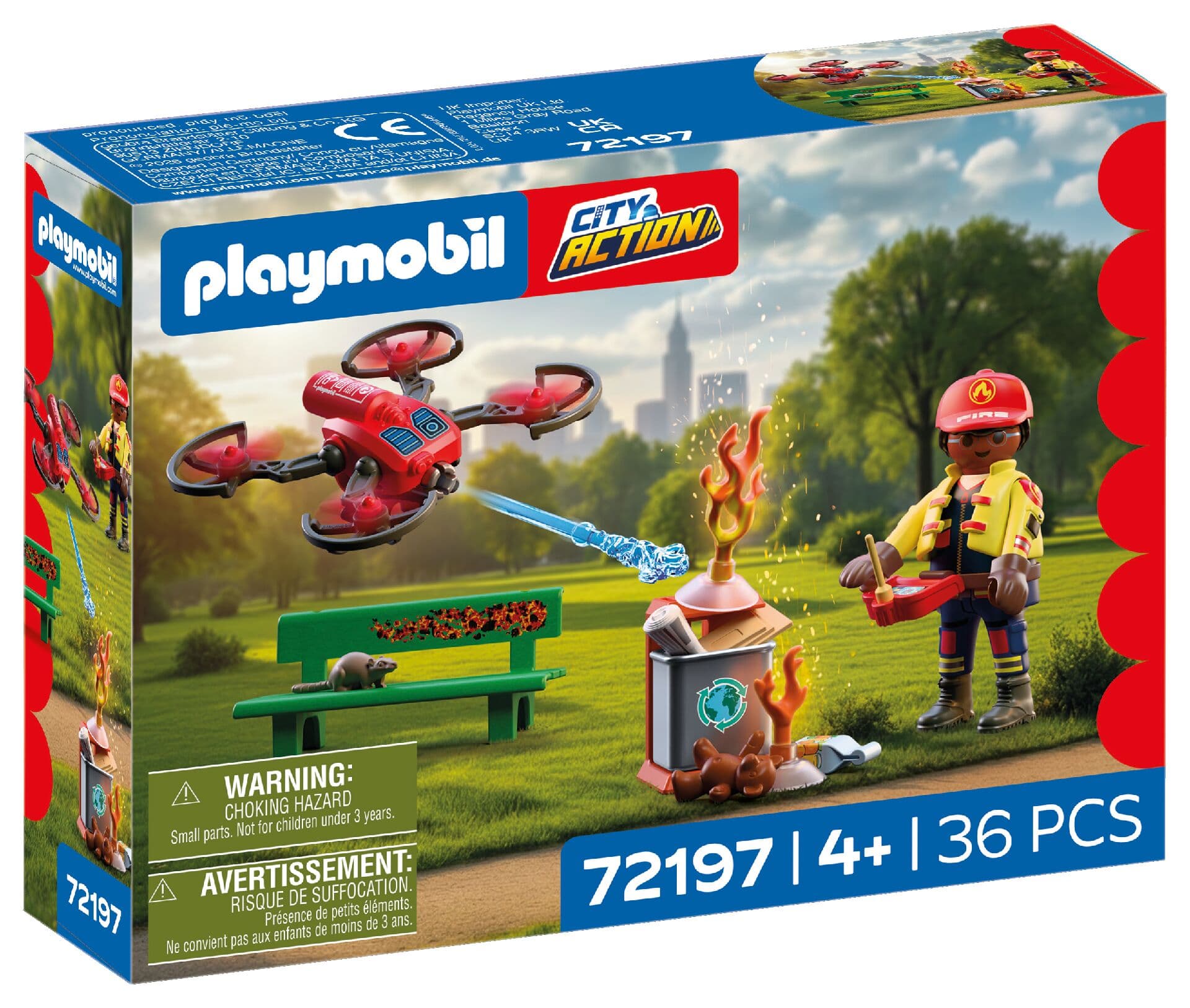 PLAYMOBIL 72197 - City Action - Feuerwehr-Löschdrohne
