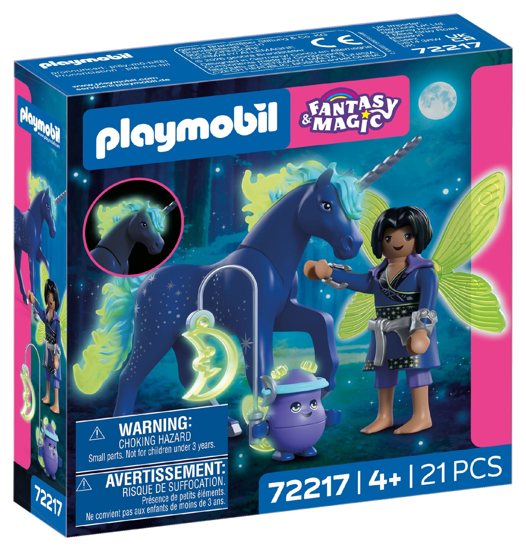 PLAYMOBIL 72217 Fantasy & Magic Sammeleinhorn Mondschein mit Fee