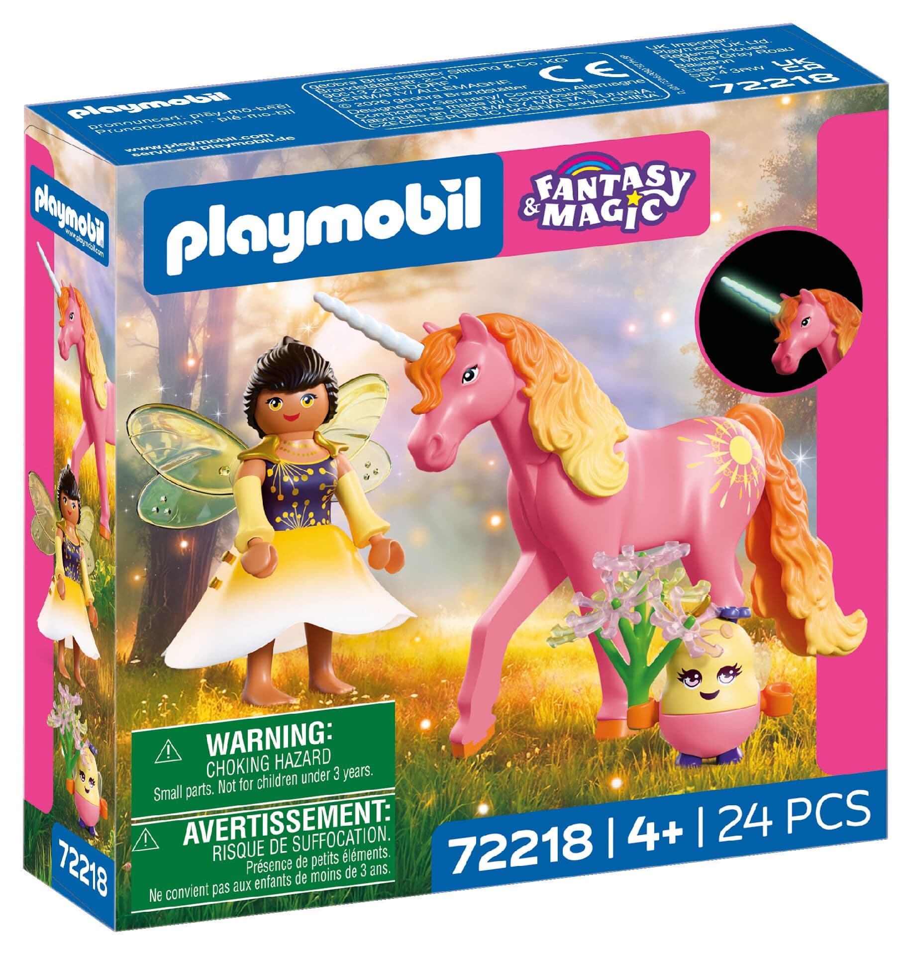 PLAYMOBIL 72218 Fantasy & Magic Sammeleinhorn Morgentau mit Fee