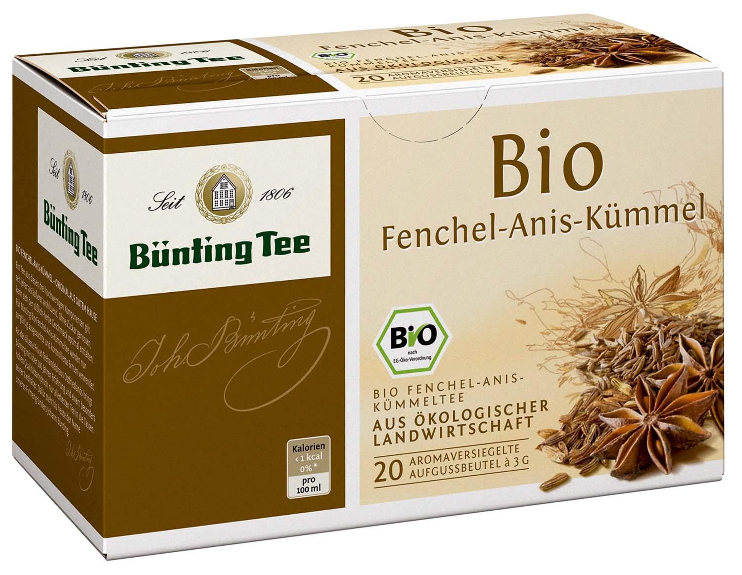 Bünting Tee Bio-Fenchel-Anis-Kümmel