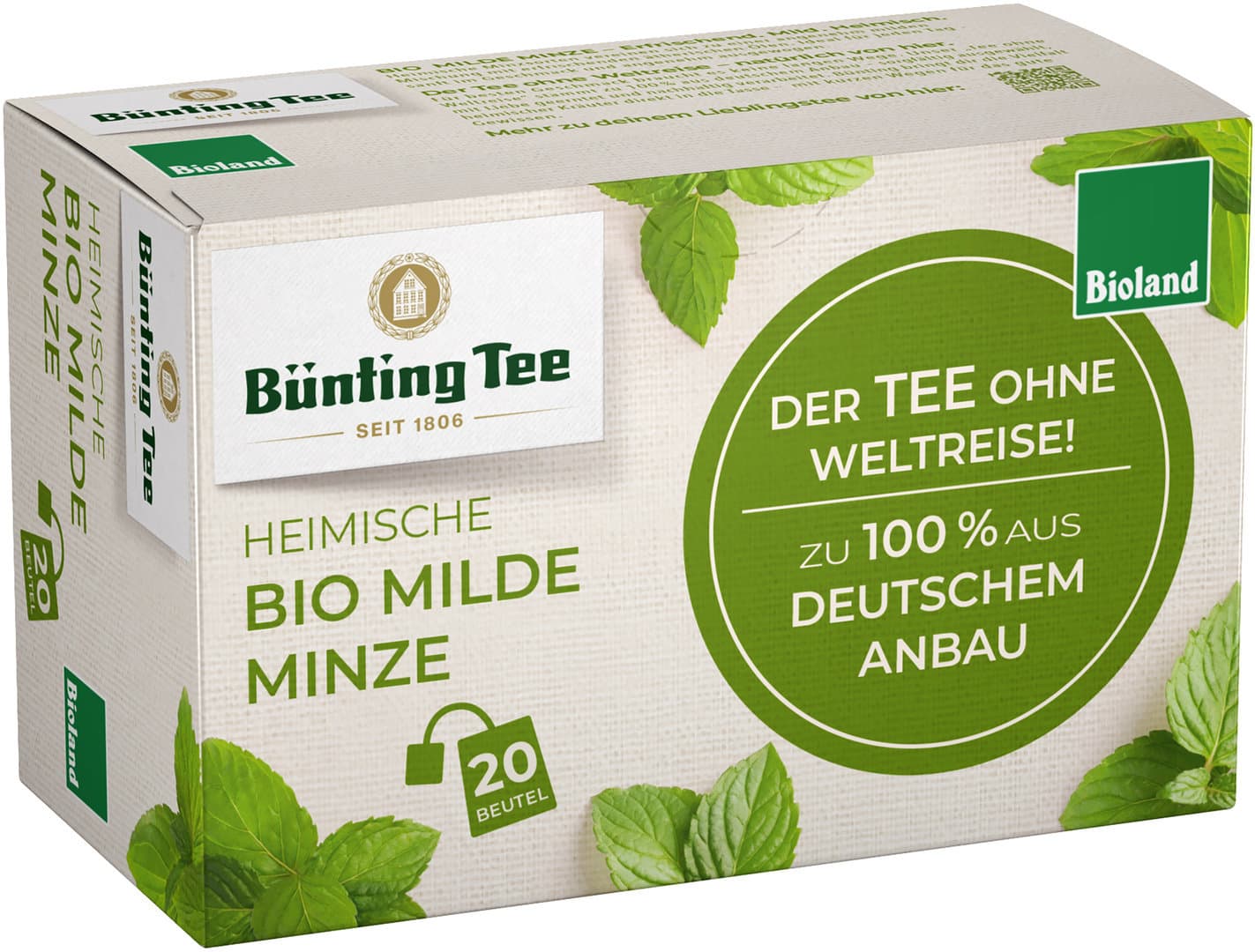 Bünting Tee Bioland-Milde Minze