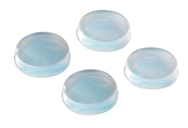 WENKO Türpuffer, 4er-Set, transparent, selbstklebend