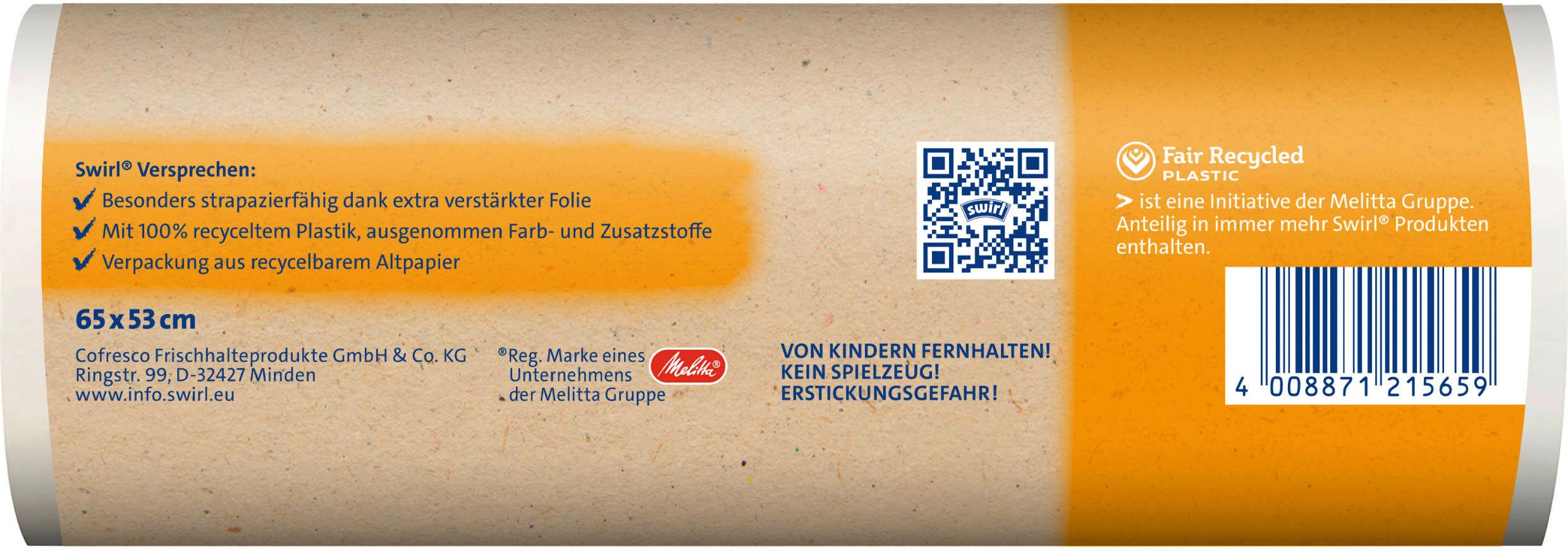 Produktbild Swirl® Müllbeutel mit Tragegriff 35 L 2 von 2