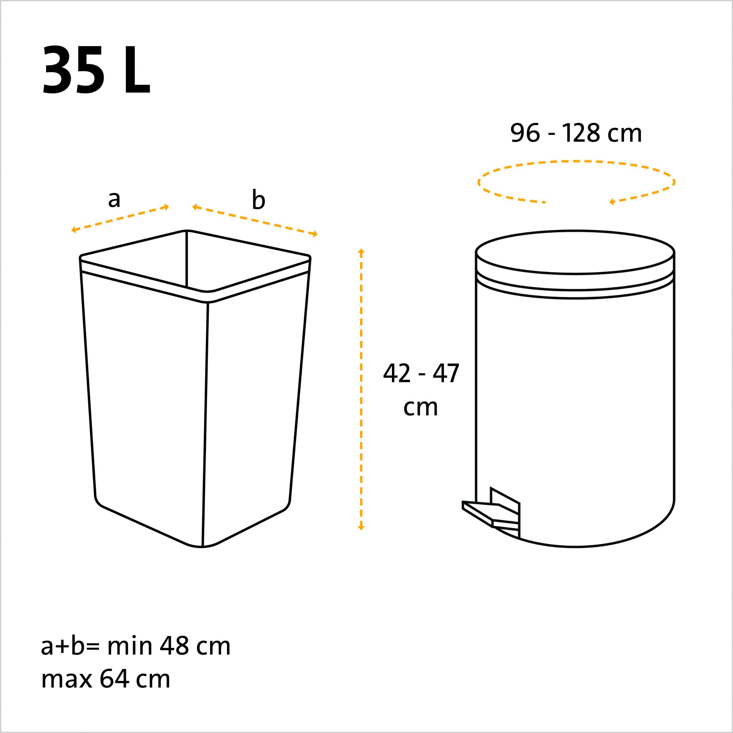 Produktbild Swirl® Fixierband-Müllbeutel 35 L 3 von 5