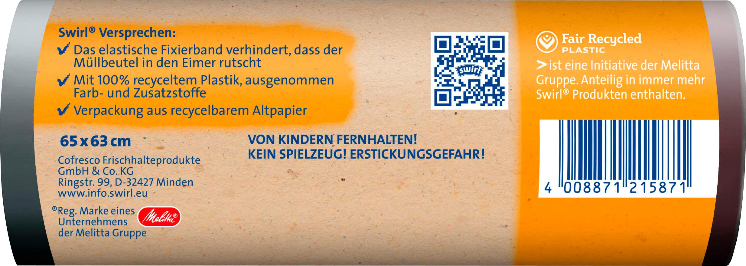 Produktbild Swirl® Fixierband-Müllbeutel 35 L 2 von 5
