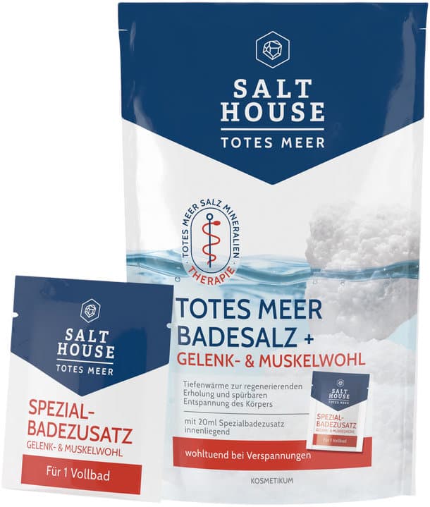 SALTHOUSE® Totes Meer Therapie Badesalz Gelenk & Muskelwohl